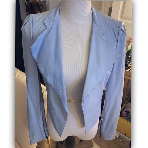 Hoffman Leather Crop Motor Jacket S/P - Picture 2 of 5